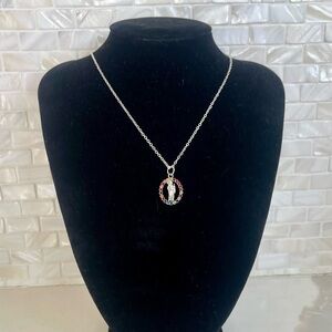 Mother Birthstone CZ Multicolor Necklace